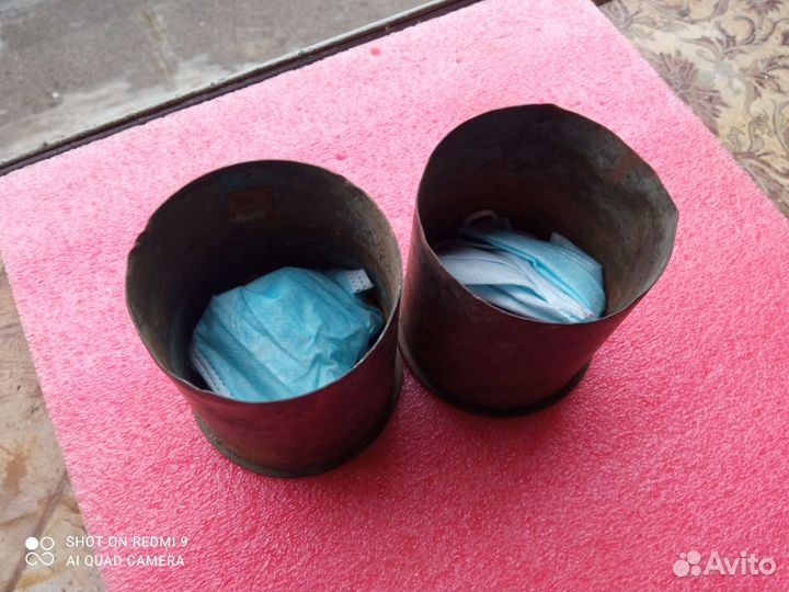 Плошка для кактусов железная 2 шт