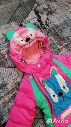 Комбинезон зимний для девочек