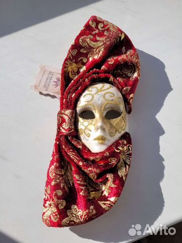 Венцианские маски 4 вида, сувенирные (не большие)