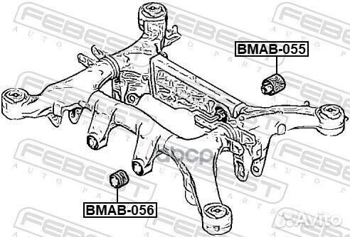 Сайлентблок задний дифференциал BMW