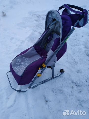 Детские санки коляска