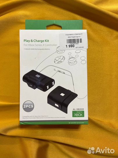 Аккумуляторы Play&Charge Kit для Xbox Series S/X