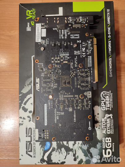 Видеокарта GeForce Dual-GTX1060-6gb