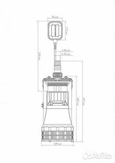 Насос погружной дренажный джилекс дренажник 200/25