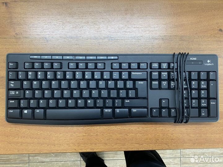 Клавиатура Logitech Media K200 (проводная USB)