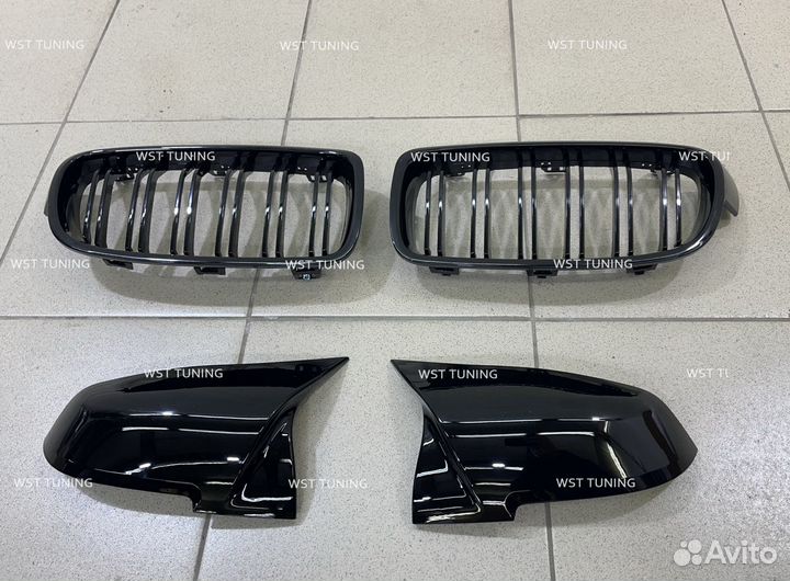 К-кт Ноздри и крышки bmw f30 в М стиле