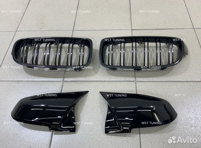 К-кт Ноздри и крышки bmw f30 в М стиле