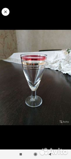 Рюмки фужеры СССР цветное зеленые карамель