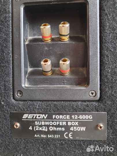 Сабвуфер Eton Force 12-600G
