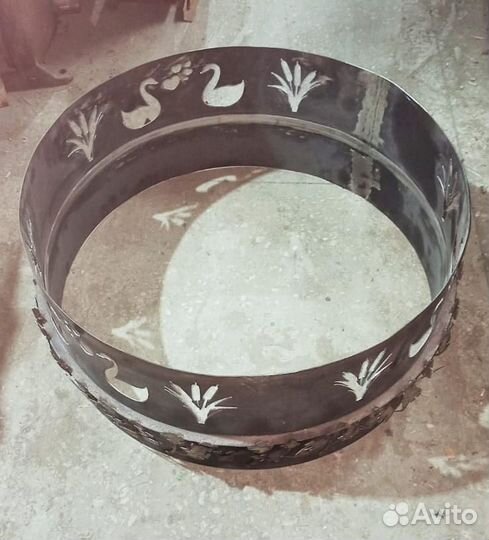 Очаг для костра (чаша, кострище) металлический