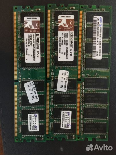 Планки памяти 512