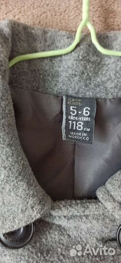 Пальто для девочки zara