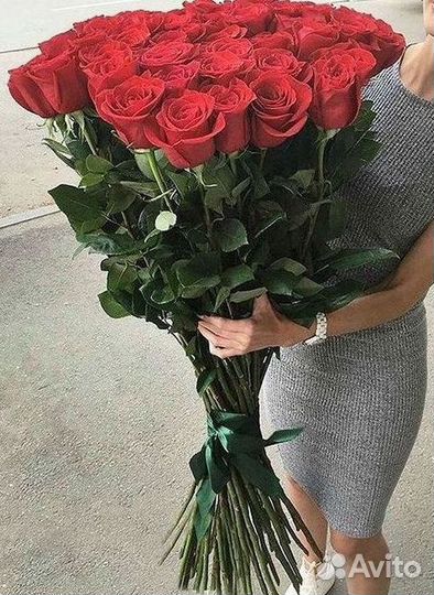 Высокие розы 150 160 170 180 190см доставка Москва