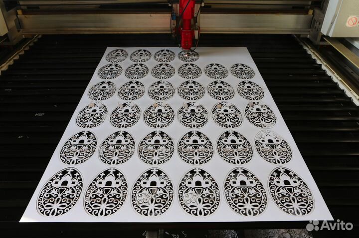 Лазерная резка. Фанера, пэт, мдф, оргстекло, к/бум