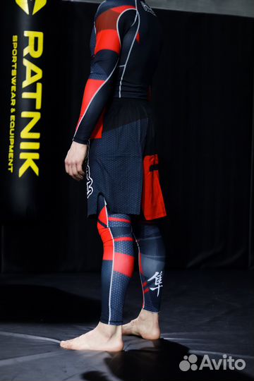 Комплект mma hayabusa красный-черный