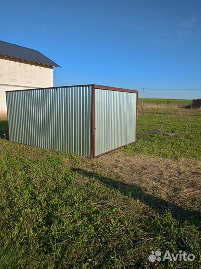 Гараж металлический хозблок пенал