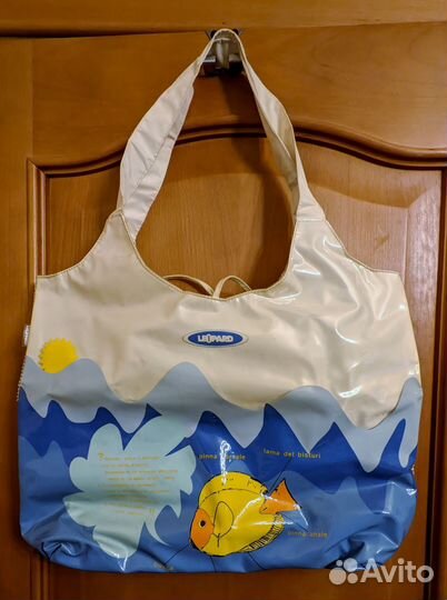 Итальянская пляжная непромокаемая сумка Leopard