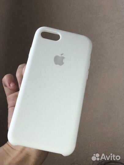 Чехол на iPhone 7/8/se с защитным стеклом (чёрное)