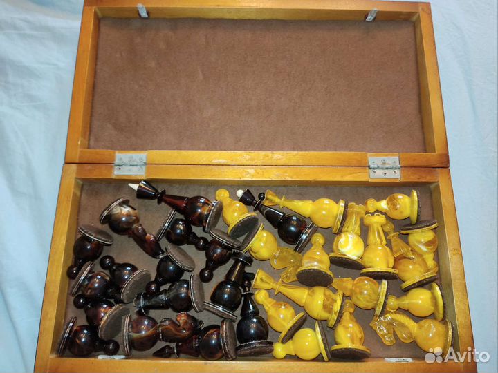 Шахматы янтарные СССР