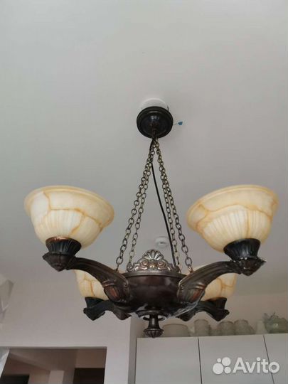 Старинная люстра модерн. Франция
