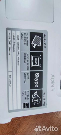 Ультрабук Acer Aspire V3-331