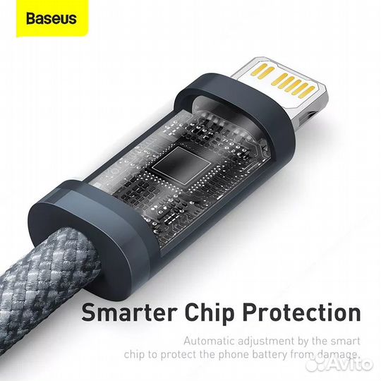 Новый Кабель Baseus Type-C Lightning PD 20W 2метра