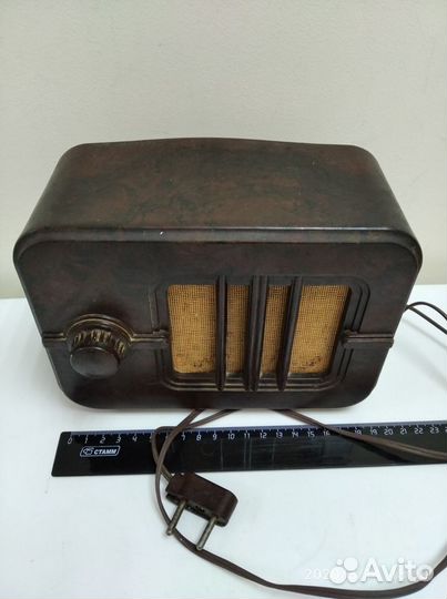 Громкоговоритель уфа Карболитовый 50е СССР редкий