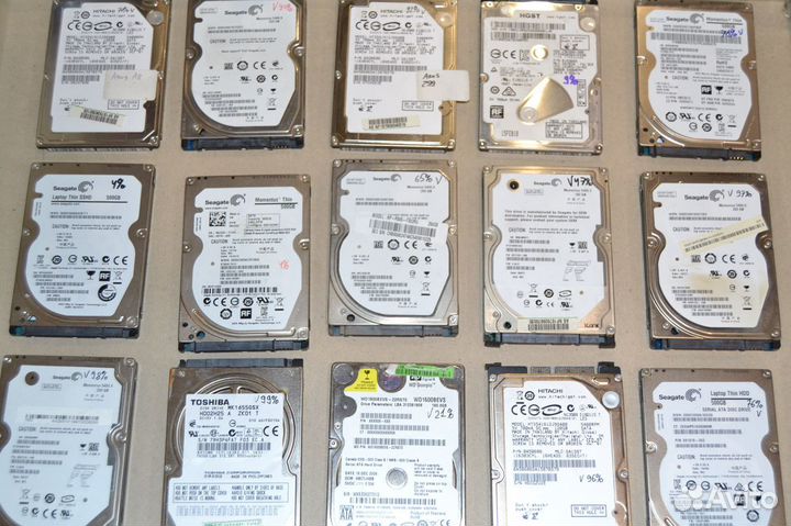 Жесткие диски для ноутбуков 2.5 бу (обн 28.07.23)