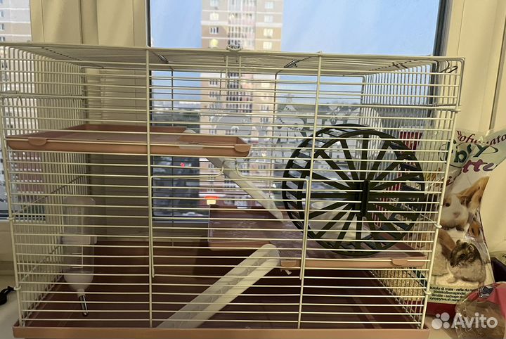 Клетка для грызунов 3х этажная