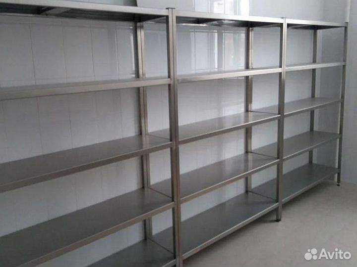 Стеллажи из нержавеющей стали