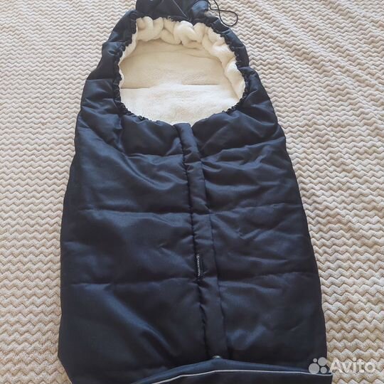 Зимний конверт в коляску или санки,новый