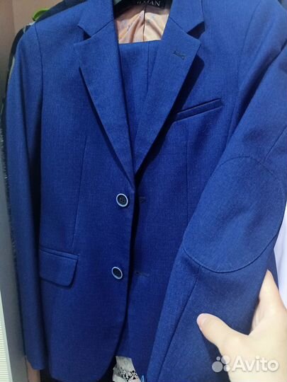 Школьный костюм для мальчика 152 синий