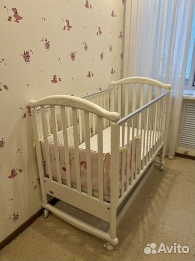 Детская кровать pali с матрасом