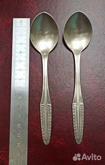Чайные ложки серебро СССР 875 пробы Талин