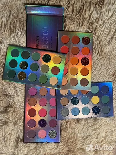Палетка теней на 60 оттенков