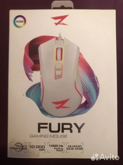 Игровая мышка белая