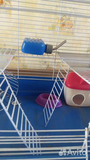 Клетка для грызунов двухэтажная