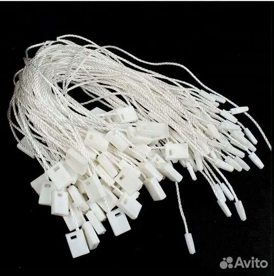 Биркодержатели белый и чёрные 1000 шт