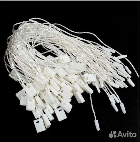 Биркодержатели белый и чёрные 1000 шт