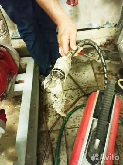 Прочистка канализации Устранение засоров Сантехник