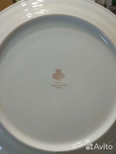 Тарелка фарфоровая Ильменау гдр