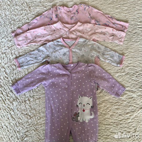 Отдам вещи на девочку 1-3 мес (за шоколадку)