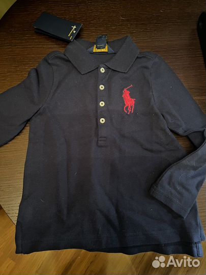 Кофта/Поло для девочки/мальчика RalphLauren,3/3т