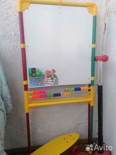 Мольберт детский двухсторонний