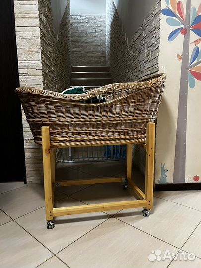 Люлька колыбель плетеная