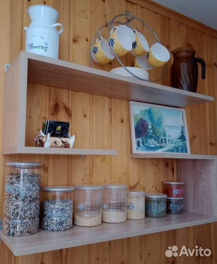 Полка настенная, навесная, для кухни, ванны, дома