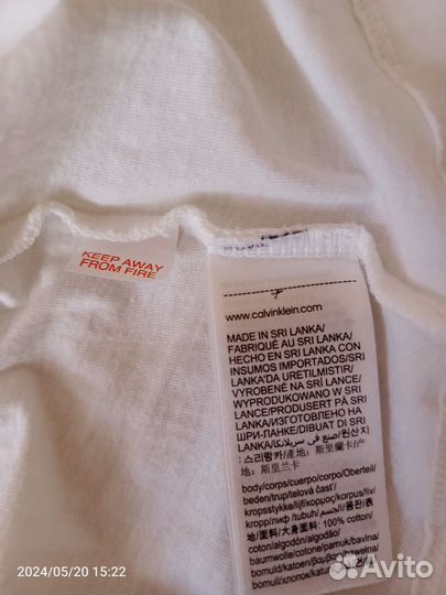 Футболки для девочки Calvin Klein