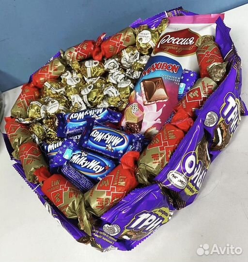 Подарочные съедобные букеты и наборы