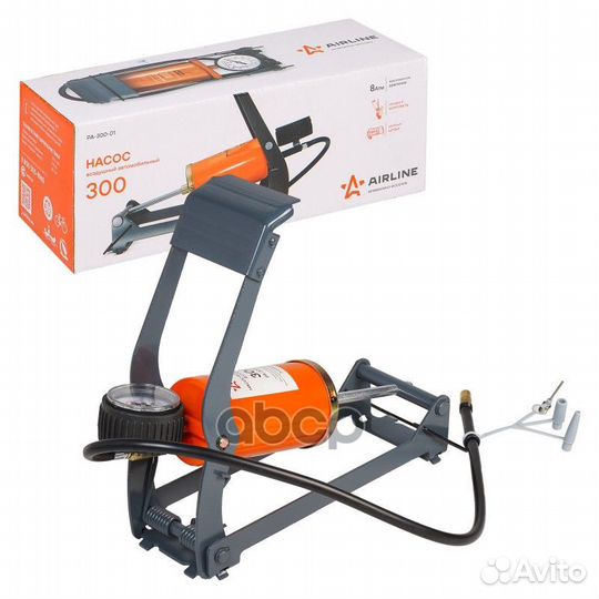 Насос воздушный 300 в сумке (ножной, механическ