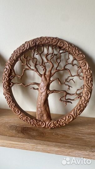 Резное панно Древо Жизни
